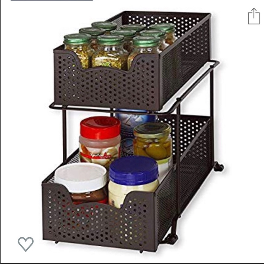 2 tier shelf